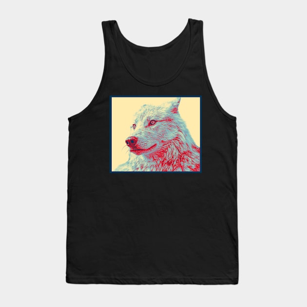 Wolf Animals Tank Top by remixer2020